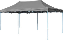 vidaXL - Partytent - pop-up - inklapbaar - 3x6 - m - antraciet