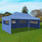 vidaXL - Partytent - pop-up - inklapbaar - 3x6 - m - blauw