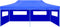 vidaXL - Partytent - pop-up - inklapbaar - 3x6 - m - blauw