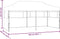 vidaXL - Partytent - pop-up - inklapbaar - 3x6 - m - crème