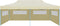 vidaXL - Partytent - pop-up - inklapbaar - 3x6 - m - crème