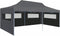 vidaXL - Partytent - pop-up - inklapbaar - met - zijwanden - 3x6 - m - antraciet