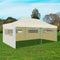 vidaXL - Partytent - pop-up - inklapbaar - met - zijwanden - 3x6 - m - antraciet