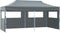 vidaXL - Partytent - pop-up - inklapbaar - met - zijwanden - 3x6 - m - antraciet