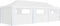 vidaXL - Partytent - pop-up - met - 8 - zijwanden - 3x9 - m - wit