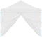 vidaXL - Partytent - pop-up - met - 8 - zijwanden - 3x9 - m - wit