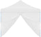 vidaXL - Partytent - pop-up - met - 8 - zijwanden - 3x9 - m - wit