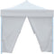 vidaXL - Partytent - pop-up - met - 8 - zijwanden - 3x9 - m - wit