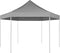 vidaXL - Partytent - pop-up - zeshoekig - inklapbaar - 3,6x3,1 - m - grijs