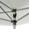 vidaXL - Partytent - pop-up - zeshoekig - inklapbaar - 3,6x3,1 - m - grijs