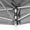 vidaXL - Partytent - pop-up - zeshoekig - inklapbaar - 3,6x3,1 - m - grijs
