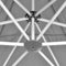 vidaXL - Partytent - pop-up - zeshoekig - inklapbaar - 3,6x3,1 - m - grijs