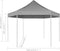vidaXL - Partytent - pop-up - zeshoekig - inklapbaar - 3,6x3,1 - m - grijs