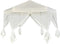 vidaXL - Partytent - pop-up - zeshoekig - met - 6 - zijwanden - 3,6x3,1 - m - crèmewit