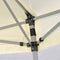 vidaXL - Partytent - pop-up - zeshoekig - met - 6 - zijwanden - 3,6x3,1 - m - grijs