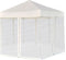 vidaXL - Partytent - pop-up - zeshoekig - met - 6 - zijwanden - 3,6x3,1 - m - grijs