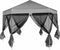 vidaXL - Partytent - pop-up - zeshoekig - met - 6 - zijwanden - 3,6x3,1 - m - grijs