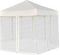 vidaXL - Partytent - pop-up - zeshoekig - met - 6 - zijwanden - 3,6x3,1 - m - crèmewit