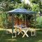 vidaXL - Partytent - professioneel - 2x2 - m - groen