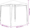 vidaXL - Partytent - professioneel - 2x2 - m - groen