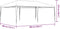 vidaXL - Partytent - professioneel - 90 - g/m² - 4x6 - m - antraciet