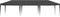 vidaXL - Partytent - professioneel - 90 - g/m² - 4x9 - m - antraciet