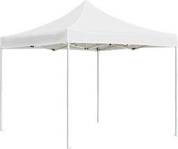 vidaXL - Partytent - professioneel - inklapbaar - 2x2 - m - aluminium - wit