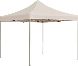 vidaXL - Partytent - professioneel - inklapbaar - 2x2 - m - aluminium - crème