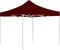vidaXL - Partytent - professioneel - inklapbaar - 2x2 - m - aluminium - bordeauxrood