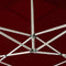 vidaXL - Partytent - professioneel - inklapbaar - 2x2 - m - aluminium - bordeauxrood