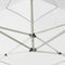 vidaXL - Partytent - professioneel - inklapbaar - 2x2 - m - aluminium - wit