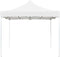 vidaXL - Partytent - professioneel - inklapbaar - 2x2 - m - aluminium - wit