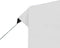 vidaXL - Partytent - professioneel - inklapbaar - 2x2 - m - aluminium - wit