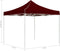 vidaXL - Partytent - professioneel - inklapbaar - 2x2 - m - aluminium - bordeauxrood