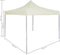 vidaXL - Partytent - professioneel - inklapbaar - 2x2 - m - staal - crème