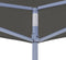 vidaXL - Partytent - professioneel - inklapbaar - 2x2 - m - staal - antraciet
