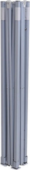 vidaXL - Partytent - professioneel - inklapbaar - 2x2 - m - staal - blauw