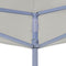 vidaXL - Partytent - professioneel - inklapbaar - 2x2 - m - staal - crème
