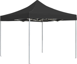 vidaXL - Partytent - professioneel - inklapbaar - 3x3 - m - aluminium - antraciet