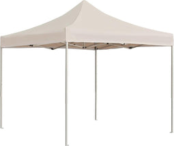 vidaXL - Partytent - professioneel - inklapbaar - 3x3 - m - aluminium - crème