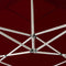 vidaXL - Partytent - professioneel - inklapbaar - 3x3 - m - aluminium - wijnrood