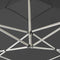 vidaXL - Partytent - professioneel - inklapbaar - 3x3 - m - aluminium - antraciet