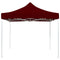 vidaXL - Partytent - professioneel - inklapbaar - 3x3 - m - aluminium - wijnrood