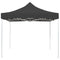 vidaXL - Partytent - professioneel - inklapbaar - 3x3 - m - aluminium - antraciet