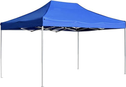 vidaXL - Partytent - professioneel - inklapbaar - 4,5x3 - m - aluminium - blauw