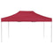 vidaXL - Partytent - professioneel - inklapbaar - 4,5x3 - m - aluminium - wijnrood