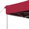 vidaXL - Partytent - professioneel - inklapbaar - 4,5x3 - m - aluminium - wijnrood