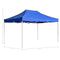 vidaXL - Partytent - professioneel - inklapbaar - 4,5x3 - m - aluminium - blauw