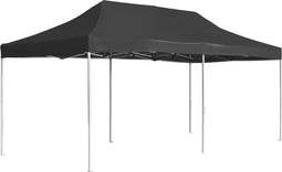 vidaXL - Partytent - professioneel - inklapbaar - 6x3 - m - aluminium - antraciet