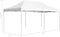 vidaXL - Partytent - professioneel - inklapbaar - 6x3 - m - aluminium - wit